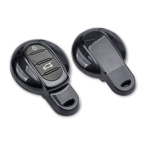 x xotic tech ABS Key Fob Cover Case Shell Holder Protector Compatible with MINI Cooper 3rd Gen F55 F56 F57 F54 Clubman, Gen2 F60 Countryman Smart Key