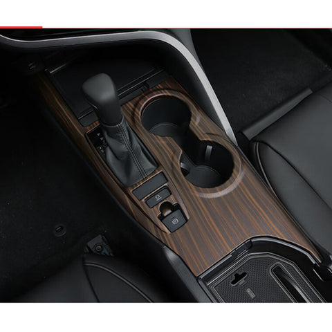 For Toyota Camry SE LE TRD 2018-2024 Wood Gear Shift Box Cup Holder Cover