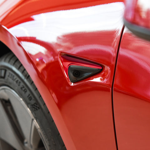 for Tesla Model 3 X S Autopilot Side Marker Turn Signal Cover Trim ABS, Turn Signal Indicator Side Marker Camera Cap Cover