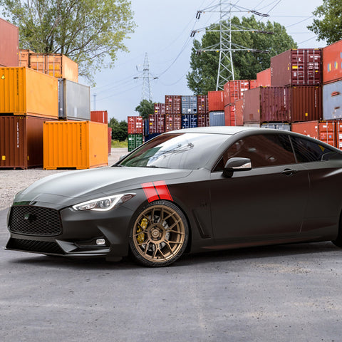 x xotic tech Fender Stripes Hash Marks KK Vinyl Decal Universal for Car Truck Sticker Racing Stripe 11"x23"