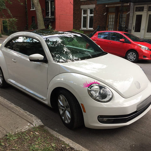 Xotic Tech CarLashes Car Headlight Eyelashes Stickers Fashion Fake Cute Decal Universal for Car Truck Headlamp Headlight