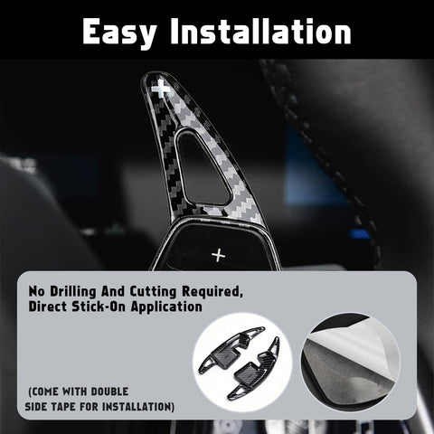 Paddle Shifter Extension Decor Cover For BMW 5 Series G60 2024-up X1 U11 X3 G45