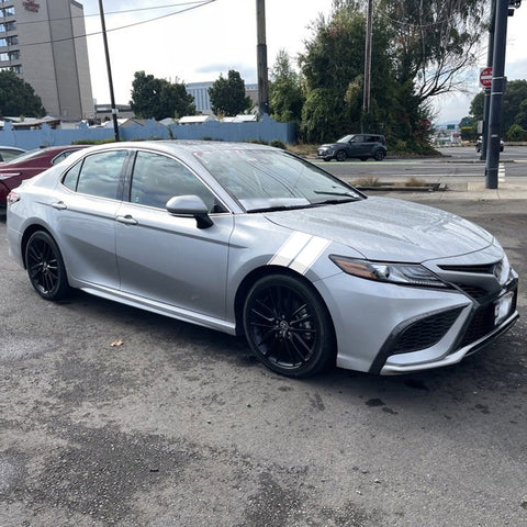 x xotic tech Fender Stripes Hash Marks KK Vinyl Decal Universal for Car Truck Sticker Racing Stripe 11"x23"