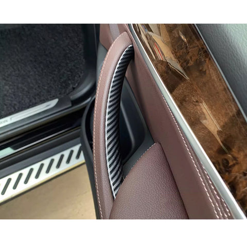 x xotic tech Door Pull Handle Cover Compatible with BMW X5 Series E70/E70 LCI 2008-2013, BMW X6 Series E71/E72 2008-2014, Inner Passenger Right Side Door Handle Protective Cover