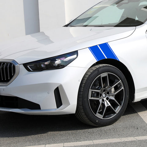 x xotic tech Fender Stripes Hash Marks KK Vinyl Decal Universal for Car Truck Sticker Racing Stripe 11"x23"