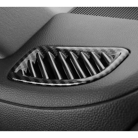 x xotic tech 2Pcs Center Console Air Conditioning Dashboard Air Vent Cover Trim Compatible with Toyota Highlander 2020-up Interior Decoration Car Accessories