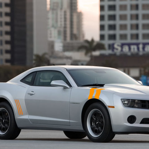Racing Style Side Vent Fender Stripes Decal Cover For Chevrolet Camaro 2010-15