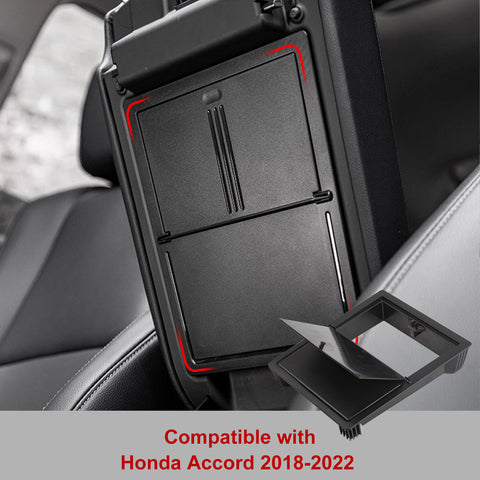 Console Under Armrest Hidden Storage Organizer Tray For Honda Accord 2018-22