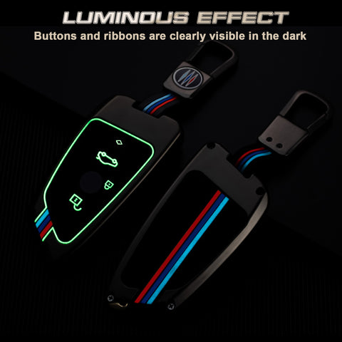 Hard Zinc Alloy Remote Control Key Shell Case For BMW 2 3 5 6 7 Series X1 X2 X3 X5 X6