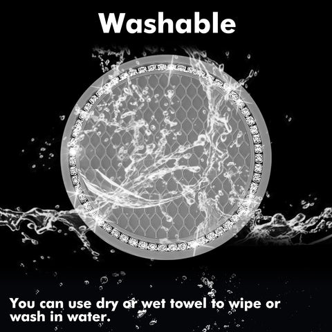 2.75 Inch Silicone Bling Car Cup Holder Insert Coaster Auto Interior Accessories