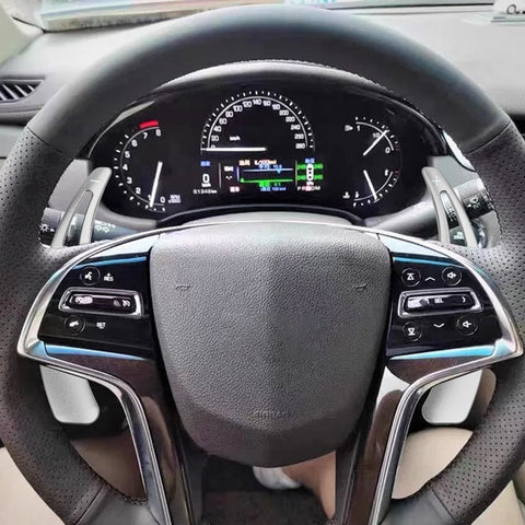 Aluminum Paddle Shifter Extension Decoration Cover For Cadillac XTS 2013-2019