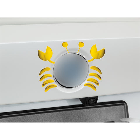 1pc x 3D Silver Chrome Devil Demon Sticker Decal Auto Car Emblem Decal Decoration