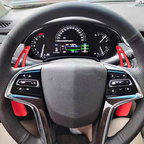 Aluminum Paddle Shifter Extension Decoration Cover For Cadillac XTS 2013-2019