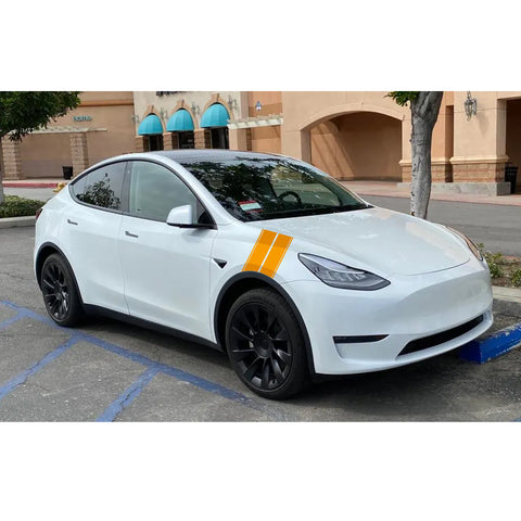 x xotic tech Fender Stripes Hash Marks KK Vinyl Decal Universal for Car Truck Sticker Racing Stripe 11"x23"