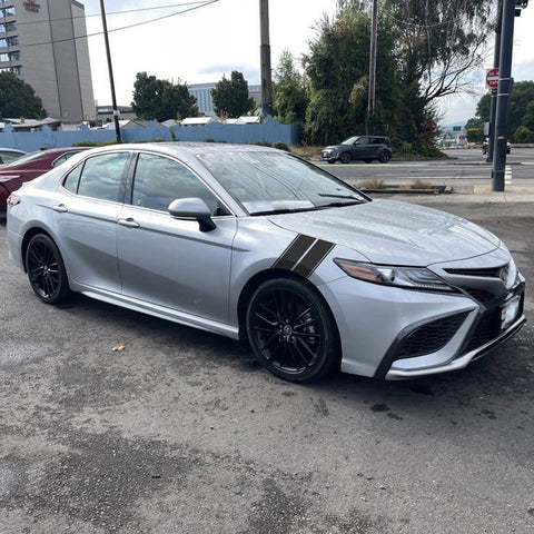 x xotic tech Fender Stripes Hash Marks KK Vinyl Decal Universal for Car Truck Sticker Racing Stripe 11"x23"