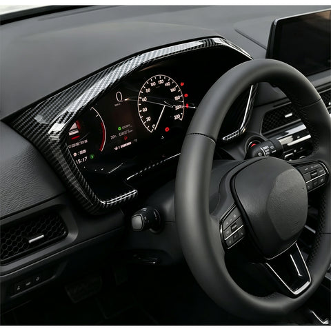 Wood/ Carbon Look Dashboard Meter Panel Frame Cover For Honda CRV 6th Gen 2023+