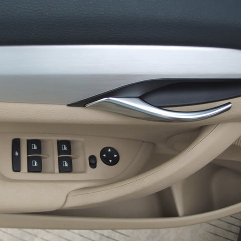 Xotic Tech Door Handle Cover Replacement Front Left + Right Side Inner Door Grab Handle Cover Armrest Bracket Compatible with BMW X1 E84 2008-2015