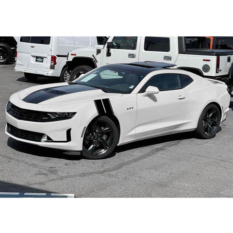 x xotic tech Fender Stripes Hash Marks KK Vinyl Decal Universal for Car Truck Sticker Racing Stripe 11"x23"