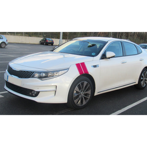 x xotic tech Fender Stripes Hash Marks KK Vinyl Decal Universal for Car Truck Sticker Racing Stripe 11"x23"