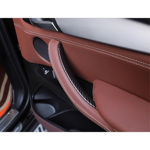 Xotic Tech Door Pull Handle Cover Compatible with BMW X5 Series E70/E70 LCI 2008-2013, BMW X6 Series E71/E72 2008-2014, Inner Rear Side Door Handle Protective Cover Accessories (2pcs)