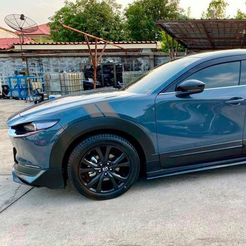 x xotic tech Fender Stripes Hash Marks KK Vinyl Decal Universal for Car Truck Sticker Racing Stripe 11"x23"