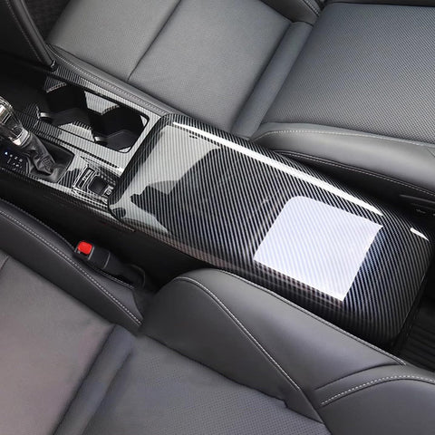 Carbon Fiber Look Center Console Armrest Box Cover Trim For Toyota Camry 2025-up