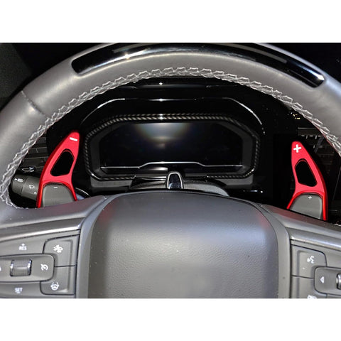 Aluminum Paddle Shifter Extension Decor Cover For Chevy Silverado GMC Sierra