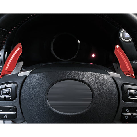 Red Aluminum Paddle Shifter Extension For Lexus IS200t IS200 IS250 IS300 2013-up