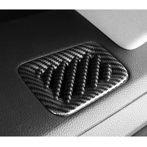 x xotic tech 2Pcs Center Console Air Conditioning Dashboard Air Vent Cover Trim Compatible with Toyota Highlander 2020-up Interior Decoration Car Accessories