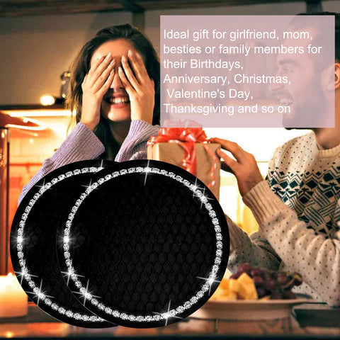 2.75 Inch Silicone Bling Car Cup Holder Insert Coaster Auto Interior Accessories