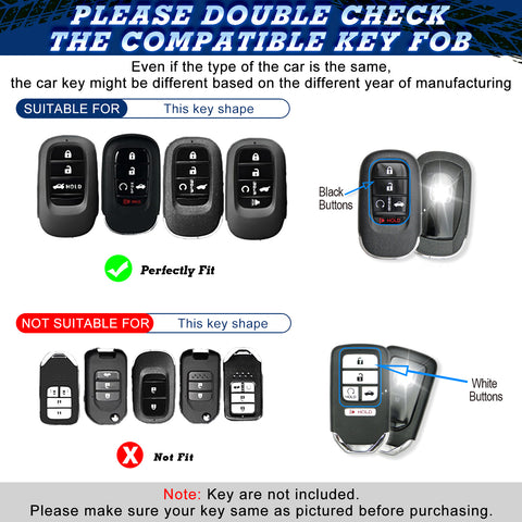 x xotic tech Mech Style Heavy Metal Key Fob Cover Compatible with Honda Civic, Accord, CR-V, HR-V, Pilot 2022–2026, Zinc Alloy Key Case Protector Shell Keychain