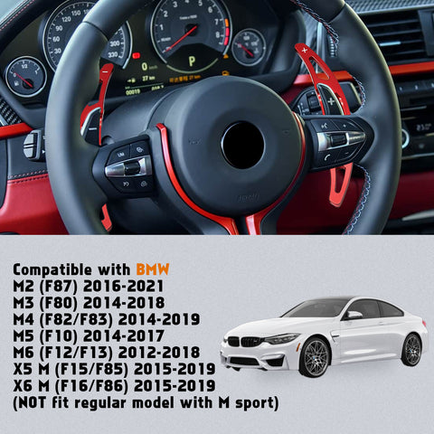 Aluminum Paddle Shifter Extension Decor Cover For BMW M2 M3 M4 M5 M6 Accessories