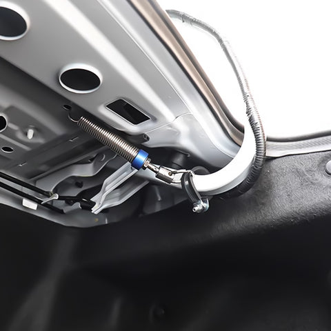Flexible Adjustable Automatic Open Car Trunk Tail Boot Lid Lifting Spring Device Vehicle Auto Part Metal Silver Red 6''-9'' Fit Cars Without Hydraulic Rod Lifting Device