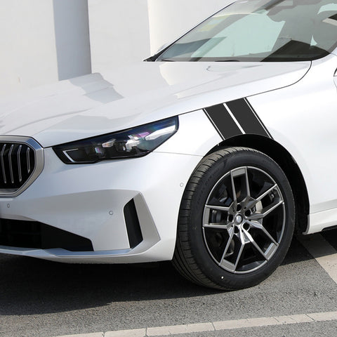 x xotic tech Fender Stripes Hash Marks KK Vinyl Decal Universal for Car Truck Sticker Racing Stripe 11"x23"