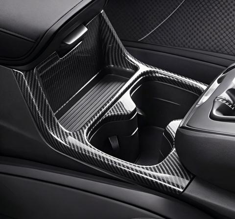 Wood/ Carbon Style Console Cup Holder Frame Trim Accessories For Honda CRV 23-up