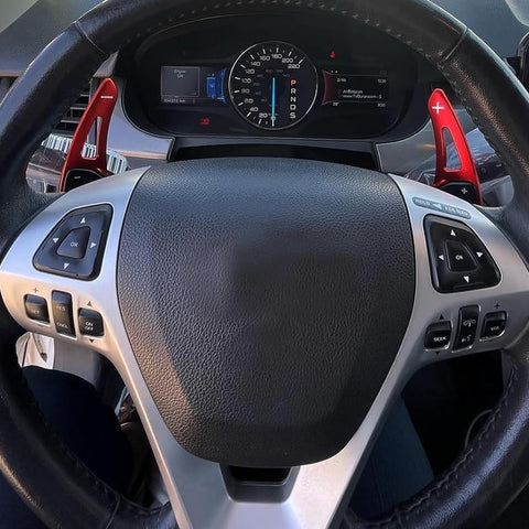 Aluminum Paddle Shifter Extension Decoration Cover For Ford Explorer 2013-2019