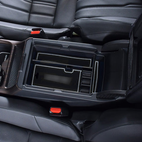 Interior ABS Center Console Armrest Storage Organizer Box For Honda CRV 2023