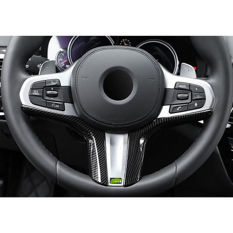 Carbon Fiber ABS Steering Wheel Dash Instrument Frame Cover For BMW 3 Series G20
