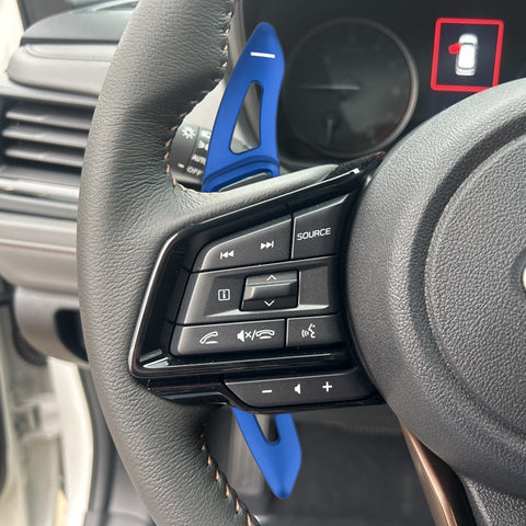 Red Aluminum Paddle Shifter Extension For Subaru Forester Outback Legacy 2012-up