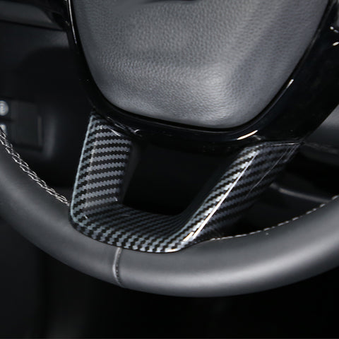 Set Carbon Fiber Style Dashboard Instrument AC Vent Cover For Honda Civic 22-up