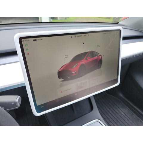 2pcs/Set Screen Edge Rearview Mirror Protector Trim Frame For Tesla Model 3 Y