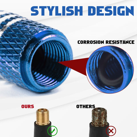 Middle Finger Pattern Tire Valve Stem Caps + Fuel Oil Tank Cap For Honda Acura