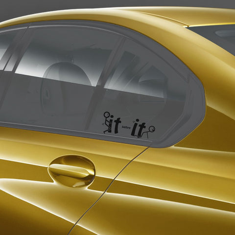 Xotic Tech Fu-ck It Before It Funny JDM Sticker Decal Vinyl Graphic for Cars Bumper Window Trucks Vans Walls Laptop " x 7"