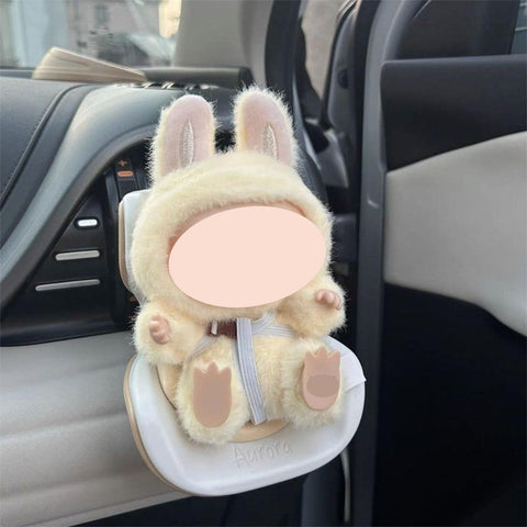 Cute Doll Mini Safety Seat Air Vent Clip Car Interior Decoration Accessories