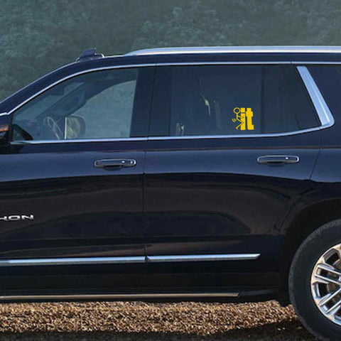 Xotic Tech F*ck-It Funny JDM Sticker Decal Vinyl Graphic for Cars Bumper Window Trucks Vans Walls Laptop 4" x 5"