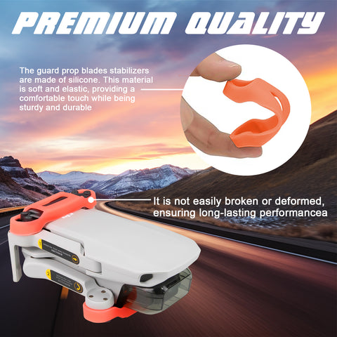x xotic tech Propellers Holder Guard Prop Blade Stabilizer Compatible with DJI Mavic Mini 4K/Mavic Mini/Mini 2/Mini SE/Mini 2 SE, 2Pcs Propeller Guard Strap Protector