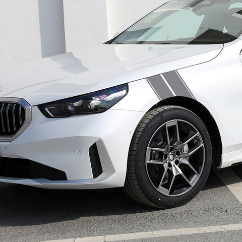 x xotic tech Fender Stripes Hash Marks KK Vinyl Decal Universal for Car Truck Sticker Racing Stripe 11"x23"