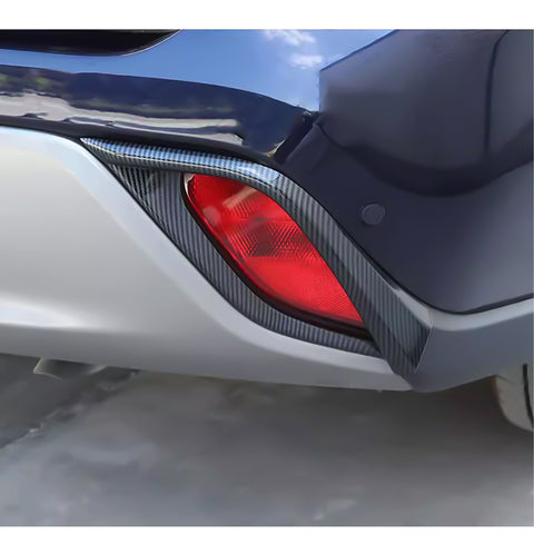 x xotic tech Rear Bumper Fog Light Lamp Cover Trim Compatible with Toyota Highlander 2020-up ABS Car Decoration Exterior Accessories, 2Pcs/Set