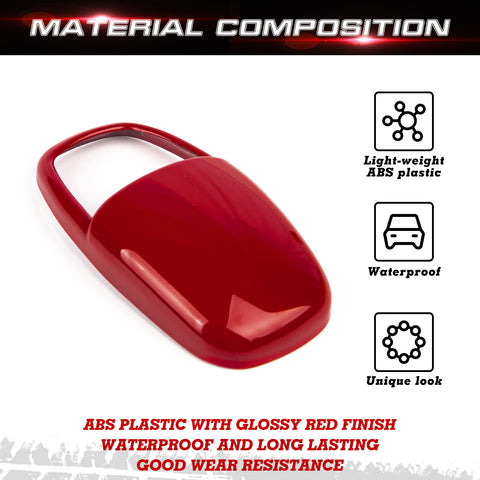 Gear Shift Knob Cover Trim Compatible with Dodge Challenger Charger 2015-up, Durango 2018-up Interior Accessories Decoration