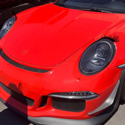 Xotic Tech CarLashes Car Headlight Eyelashes Stickers Fashion Fake Cute Decal Universal for Car Truck Headlamp Headlight